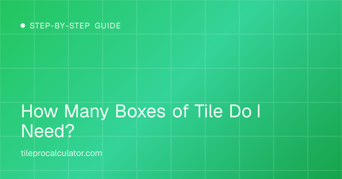 Illustration: converting a room's square footage into boxes of tile to buy