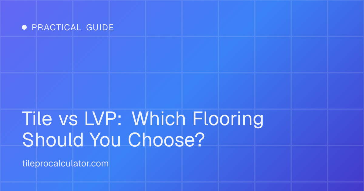 Illustration: Tile vs LVP: Which Flooring Should You Choose?